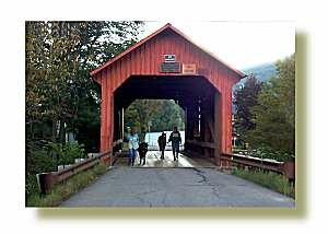 Covered Bridge with drop shadow