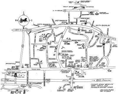 Detailed attractions map