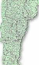small map of Vermont
