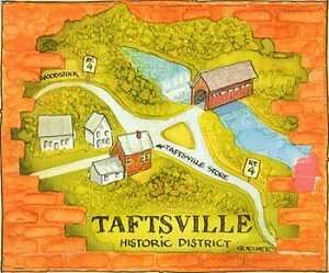 Taftsville map