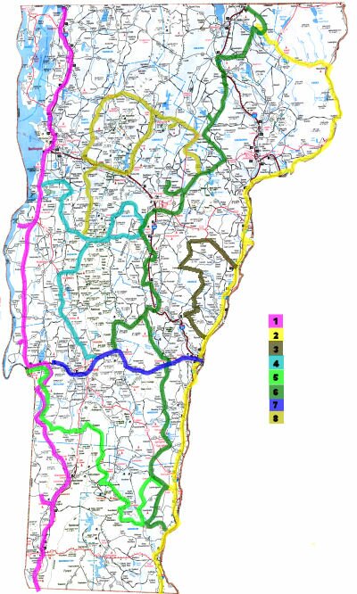 Map of Vermont Independent Country Stores