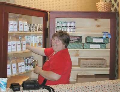 Jayne at Vermont History Expo 2002